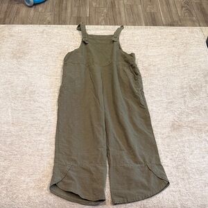 Olive Green Overalls